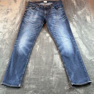 Hudson Men's Jeans Blake Slim Straight Size 33 Whiskered